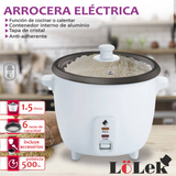 Olla eléctrica para arroz Prepara arroz y verduras con delicadeza Capacidad 1,0L