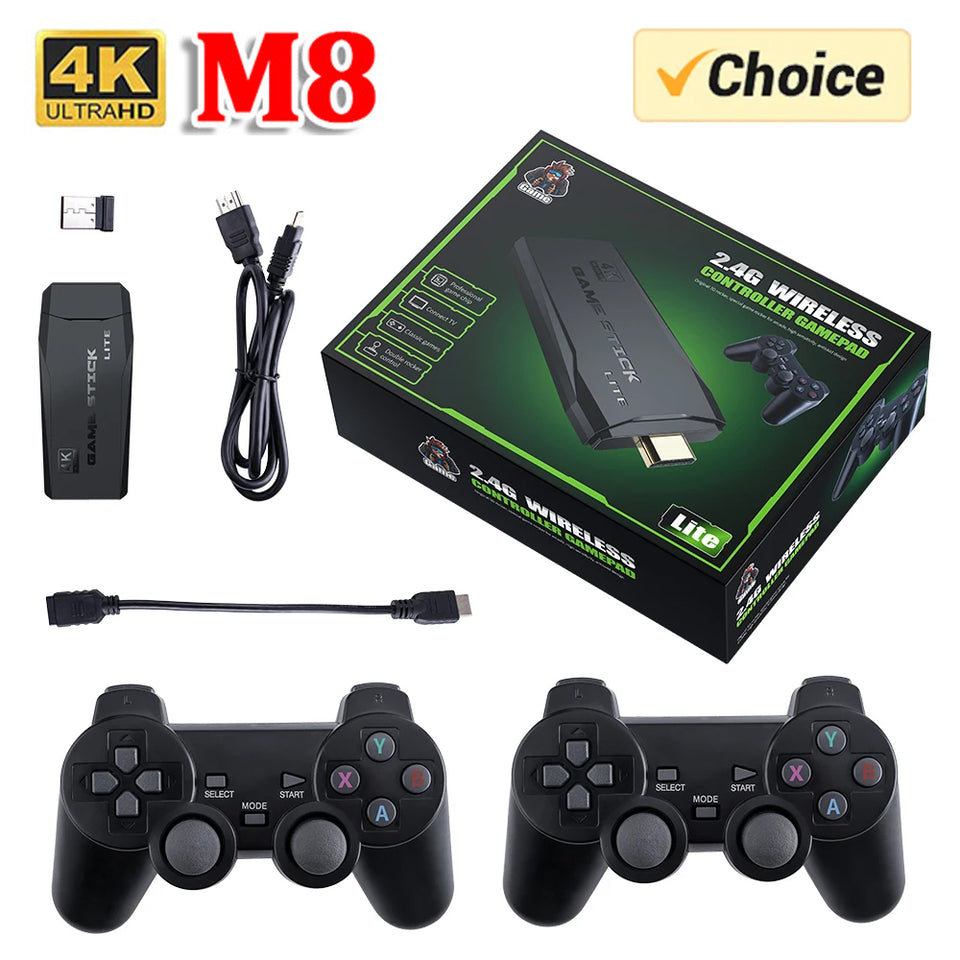 Consola Retro Arcade HDMI Stick 4K 64GB M8